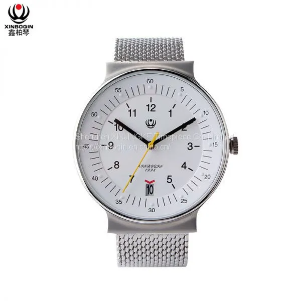 XINBOQIN Supplier Original Brand Luxury Tide Luxury Business Nylon Wrist Band Straps Stainless Steel Man Watch photo-4