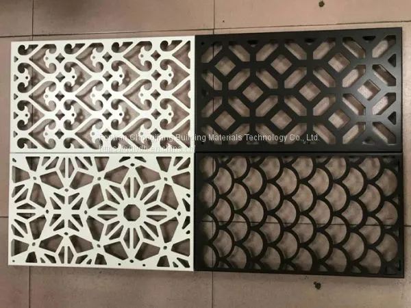 For Office Building & Resort 1220mm X 2440mm Size Carved Flowers Veneer