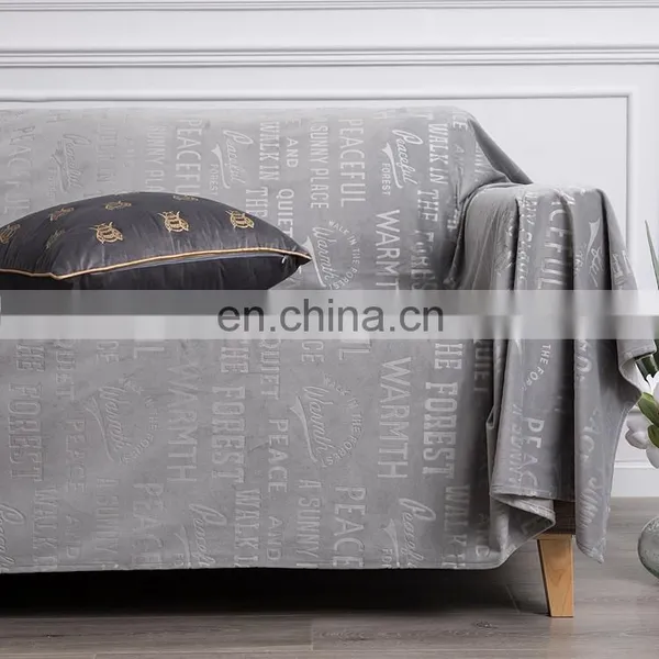 Wholesales Reversible Sofa Furniture Protector Grey Colors Soft Plush Couch Cover photo-4