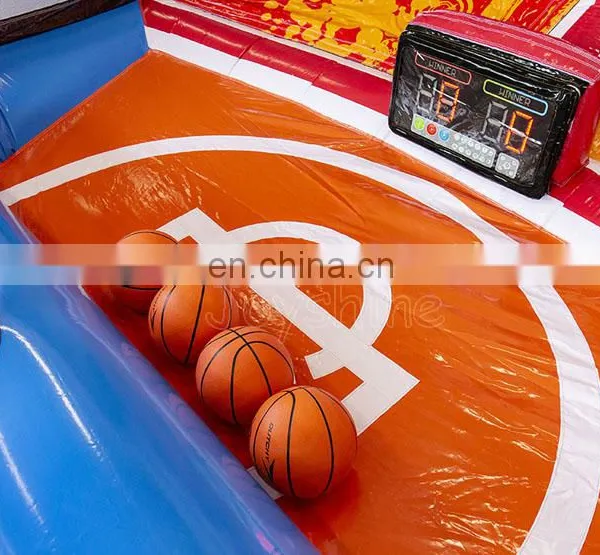 China Fun Inflatable Basketball Game Hoop Shooting Bouncer For Sale photo-6