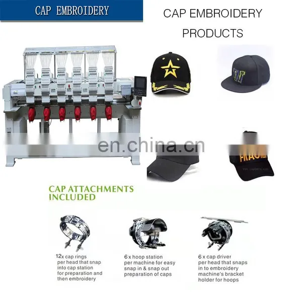 Six Head Embroidery Machine Home Computer Embroidery Machine Multifunctional Three-in-One Embroidery Machine Computerized photo-4