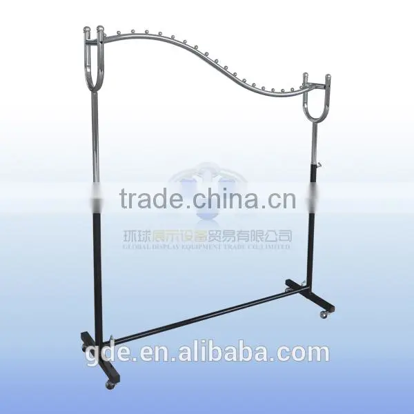 Metal Chrome-spray Simple Removable Garment Rack for Sale photo-4