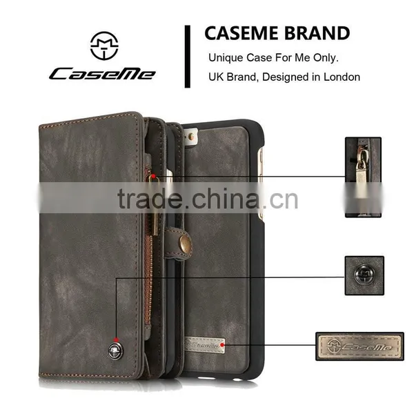 Book Style Frame Phone Case Leather for Iphone 6 6s Case Flip Cell Phone Wallet photo-2
