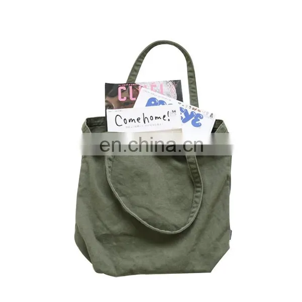 Hot Sales Canvas Linen Cotton Durable Women Tote Shopping Bag photo-3