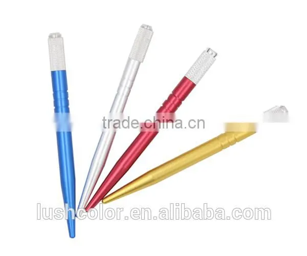 Hot Sell Permanent Makeup Microblading Eyebrow Blue Manual Pens With Light Weight photo-5