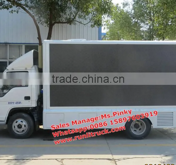 MINI Advertising Screen Trucks, LED Mobile Truck, Outdoor Mobile LED Advertising Truck Forland Truck For Sales photo-4