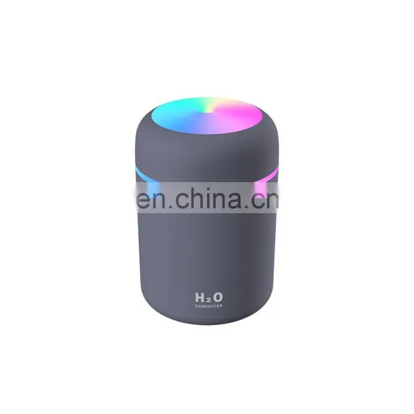 Mini Ultrasonic 300ml H2o Spray Mist Maker Double Wet Fogger Aroma Diffuser Essential Oil Car Air Humidifier With Led Lamp photo-4