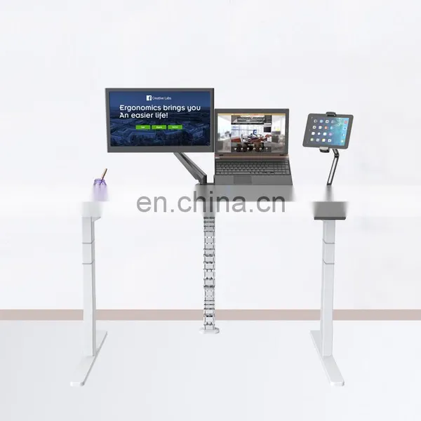 Best Ergonomic Electric Dual Motor Office Sit And Stand Electric Height Adjustable Desk photo-3