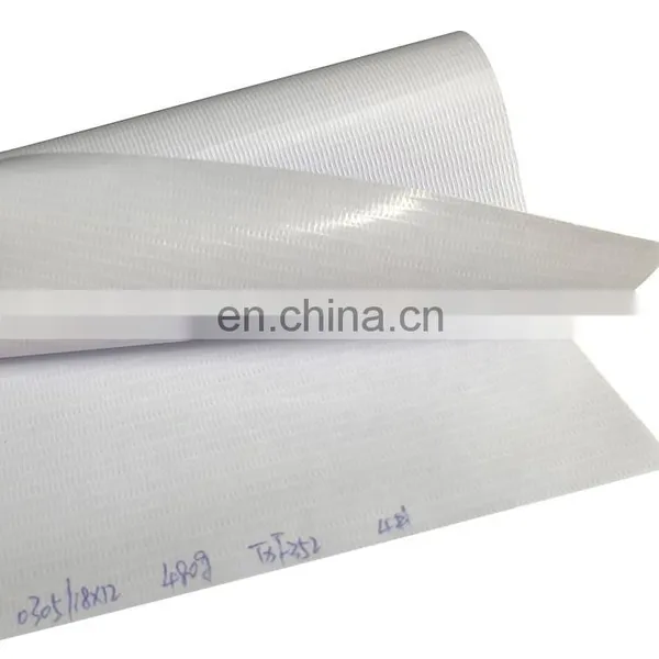 China Factory 380g Frontlit Solvent Printing Flex Banner ( Cold Lamination,glossy 300*500 18*12) photo-4