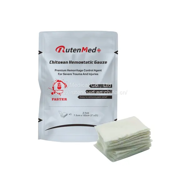Better Than Celox Chitosan Hemostatic Gauze Tacmed Chitosan Trauma Hemostatic Combat Gauze
