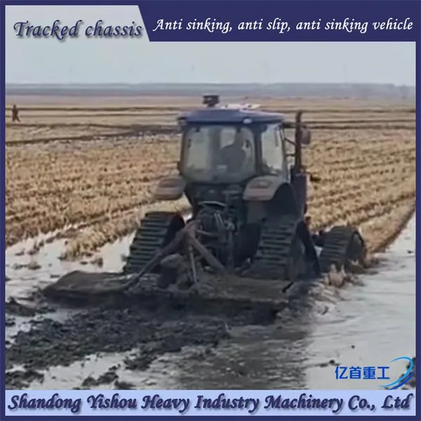 In 2004, Tractors Were Modified With Rubber Tracks and Half Chain Rails to Ensure Stable and Reliable Terrain in Swamps photo-5
