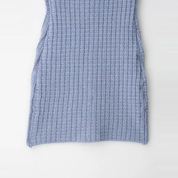 New Women's European and American Style Fashionable Elastic Neck Hanging Collar Dress photo-2