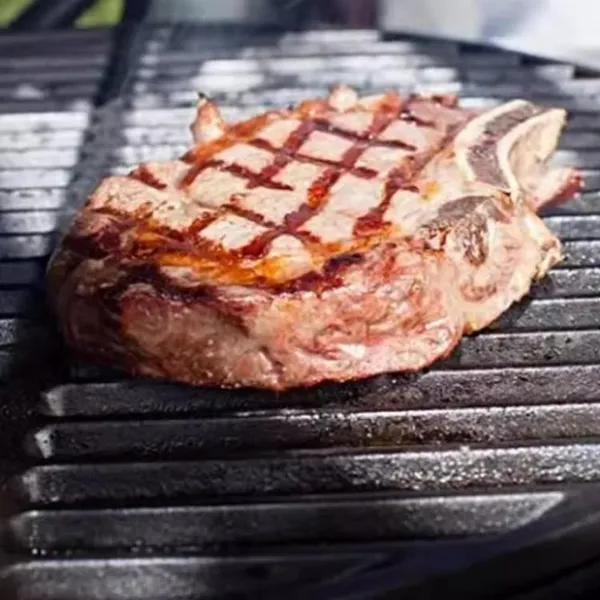 Factory Wholesale Multi-Size BBQ Kitchen Utensils Cast Iron Grill Net Round Cast Iron Grill Grid Bbq Grill for Restaurant photo-3