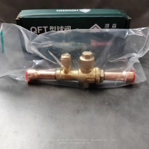Hongsen Refrigerant Ball Valve QFT-6/10V/12/16/19 Air Conditioner Heat Pump Cold Storage Unitrigerant Shut-off Valve photo-3