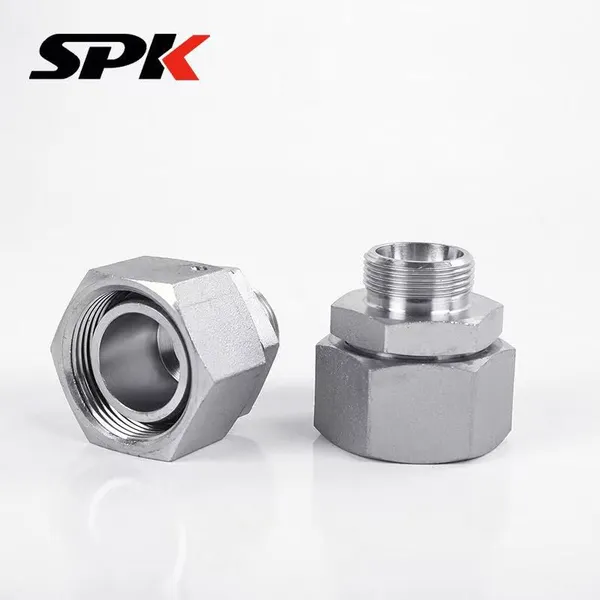 In-Stock Stainless Steel Union Hydraulic Oil Tube Fittings, Male/Female Thread Straight Fittings, Stainless Steel Union Fittings, Model 2C photo-4