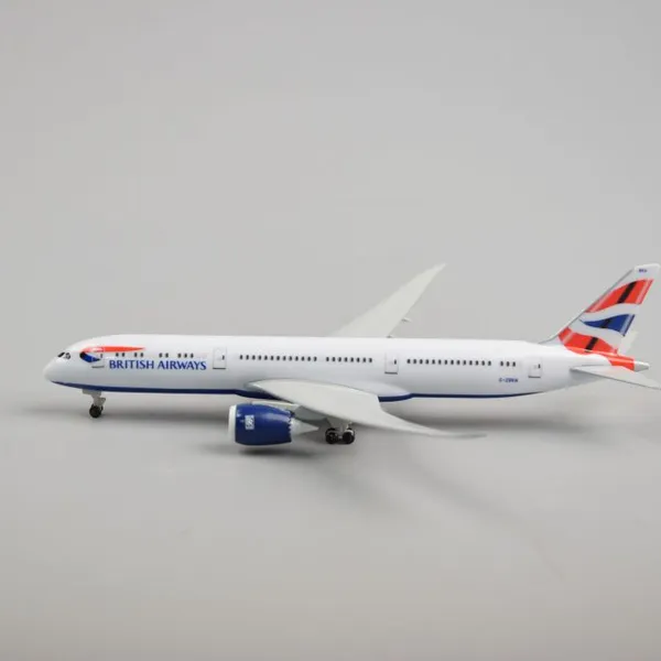 20 см 787 BRITISH AIRWAYS Модель металлического самолета в подарок
