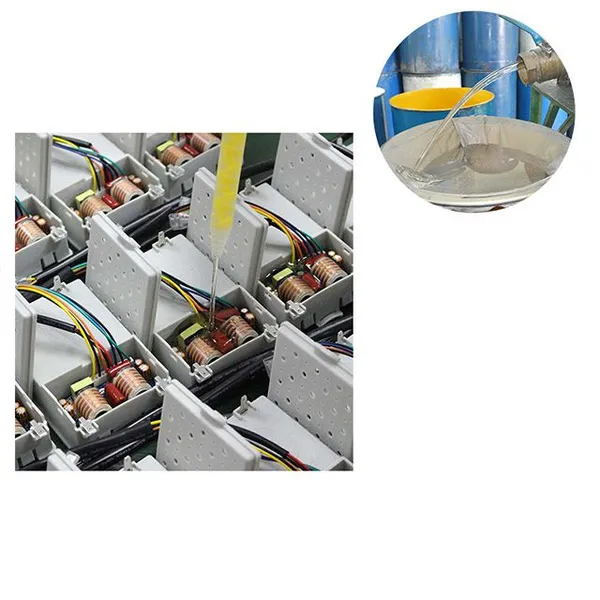 Clear Potting Compound Silicone Rubber for Printed Circuit Boards Potted Electronics Free Sample photo-3