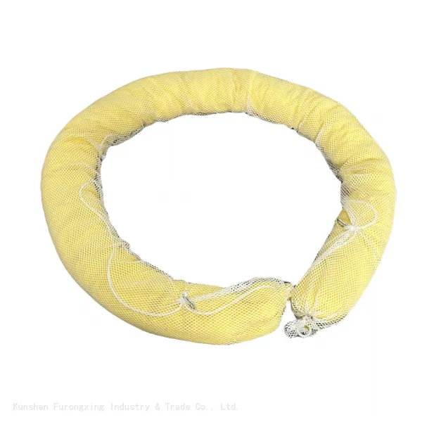 Yellow Color Chemical Hazmat Absorbent Booms For Chemical Plant photo-2