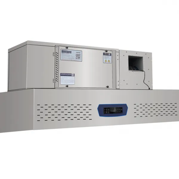 SUS304 Integrated Kitchen Fume Extractor with UV Photolysis & Variable Frequency Control