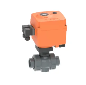 Electric Actuated Ball Valve 24V ABS Type 127 for Water Treatment System photo-3
