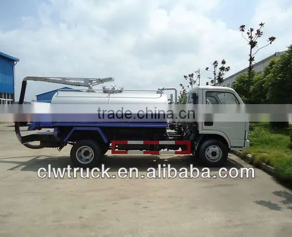 Dongfeng 3000L to 4000L Fecal Suction Truck