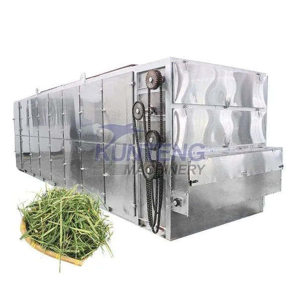 Equipamiento de deshidratación de hojas de pasto forrajero para pastoreo, Máquina de secado de forraje