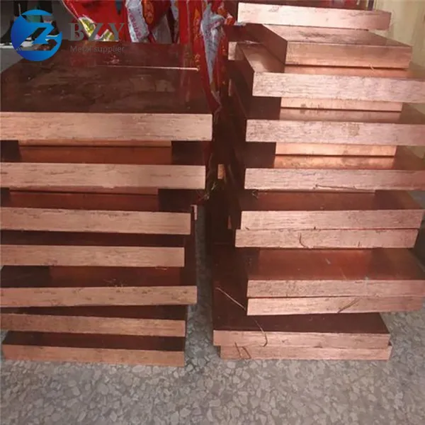 C11000 Pure Copper Sheets 0.5mm-0.8mm Thickness Industrial Decorative Copper Plate Patterned