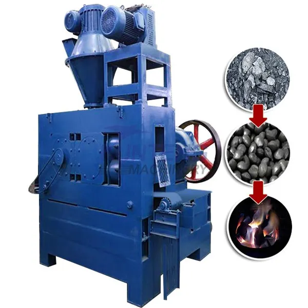 High Pressure Calcium Chloride Chromium Ore Powder Metal Powder Ball Press Machine EPC
