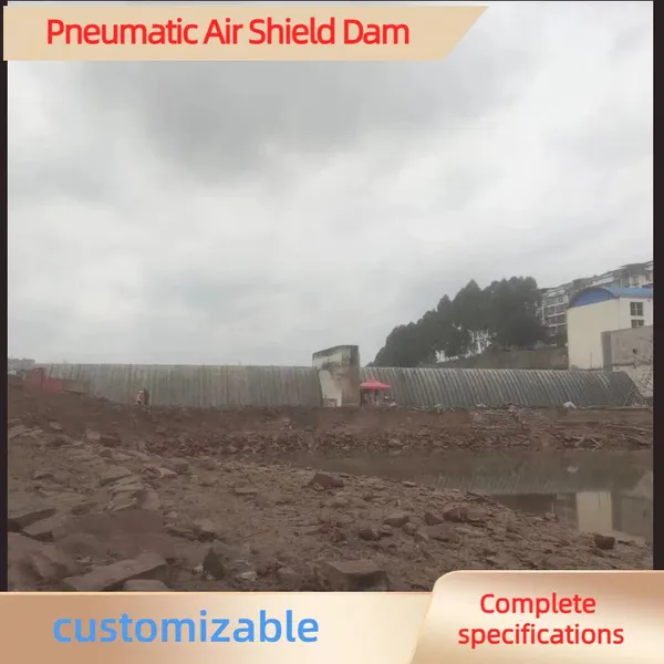 Flattenable Pneumatic Rubber Steel Dam Efficient Water Retaining Barrier For Water Conservancy photo-5