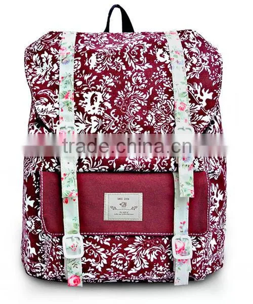 Canvas School Backpack Softback Backpack School Backpack 2015 photo-3