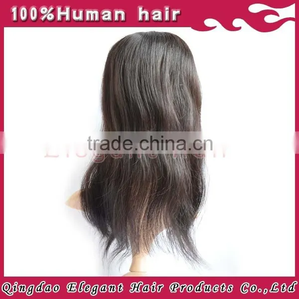 Top 6a Grade Quality 1b# Brazilian Hair Silk Base Men's Hair Pieces photo-2