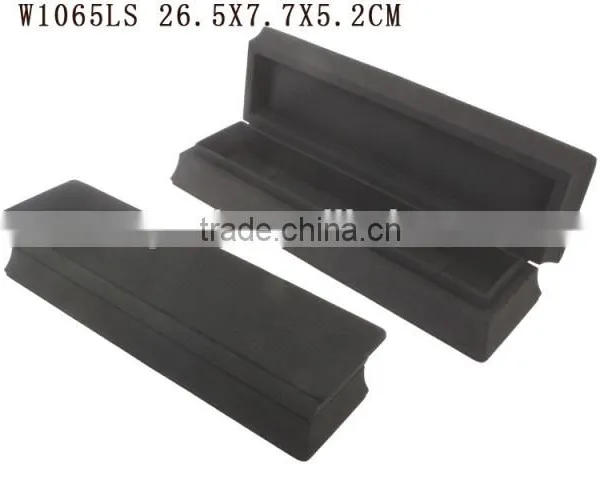 W1066LS Classic Suede Luxury Gift Wood Jewelry Box for Bracelet Chain photo-2