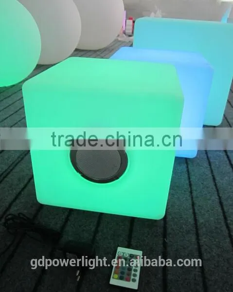 Rechargeable LED Cube With Bluetooth Speaker Stereo YXF-4040B photo-6