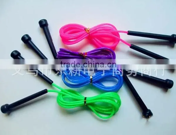 Plastic Skipping Rope Jumping Fast Speed Gym Training Sports Exercise 2.5M 4color New