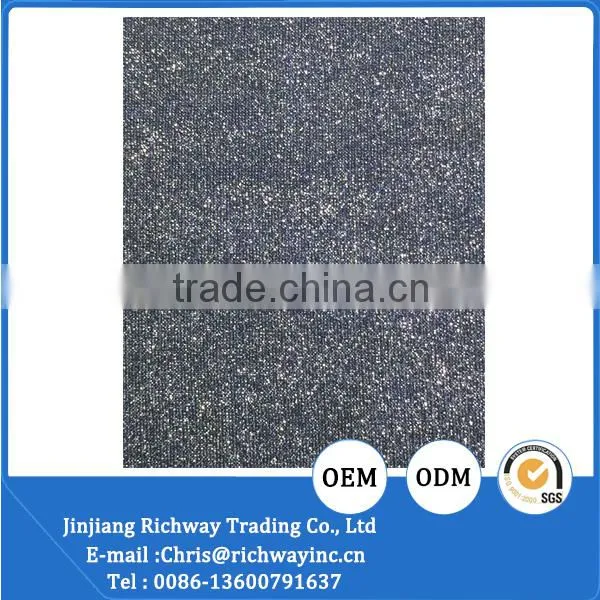 Good Quality Shinny Glitter Material Shoes Upper Fabric photo-2
