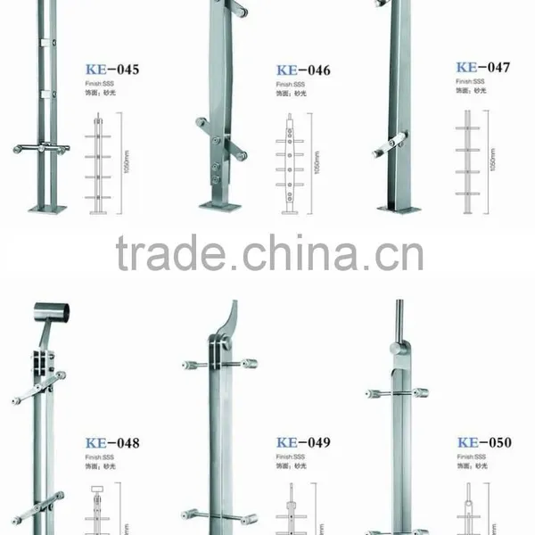 Stainless Steel Post Glass Post With Adjustable Top for Handrail photo-4
