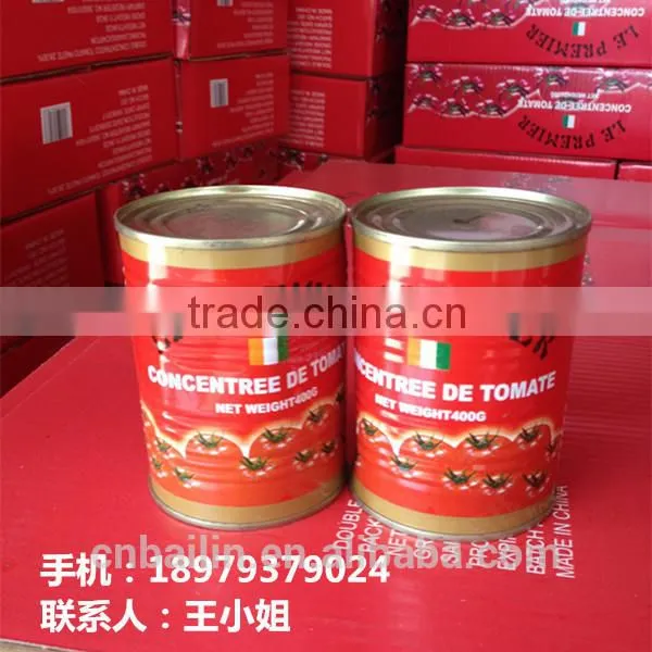 400g BAIHE Brix28-30 Canned Tomato Paste photo-5