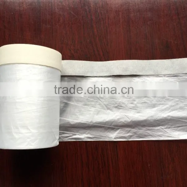 Pre-taped Protective Plastic Masking Film photo-4