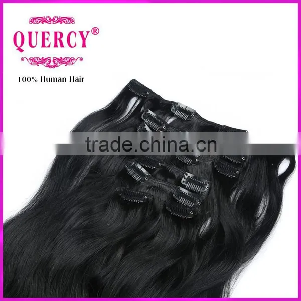Double Weft 200g Clip in Hair Extension Human Hair Extensions Unprocessed Clip in Hair Extensions for Black Women photo-6