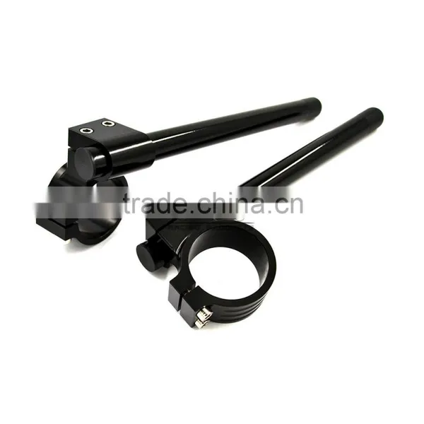 BJ-COHB-037B Custom 37mm CNC Billet Alloy Riser Off Road Clip On Handlebars For Kawasaki Ninja 250R photo-3