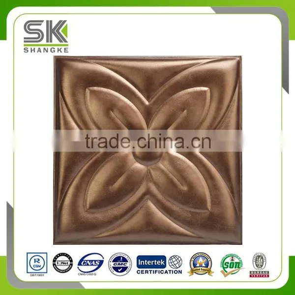 PVC Laminated 3d Leather Ceiling Tiles