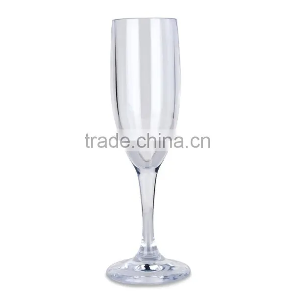 Cheap Price Plastic Durable Champagne Glass