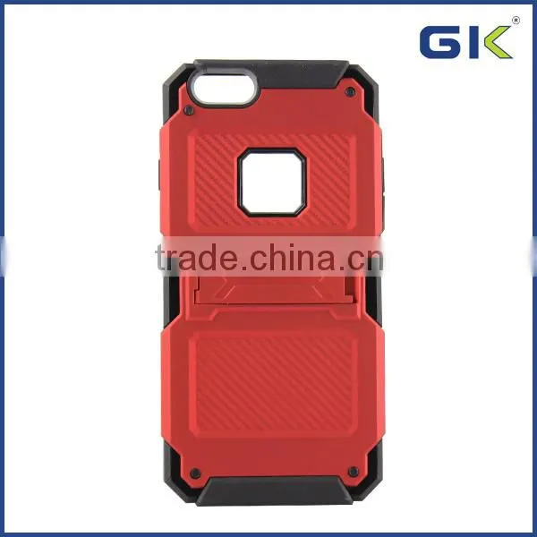 [GGIT] New Arrival Mecha 2 in 1 PC+TPU Mecha Cover With Stand Mobile Phone Case for IPhone 6