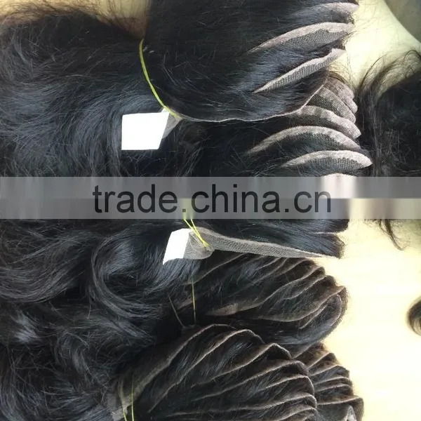 Cheap Remy Kinky Curl Virgin Brazilian Hair Lace Closure Middle Part, U Part Lace Clousre photo-2