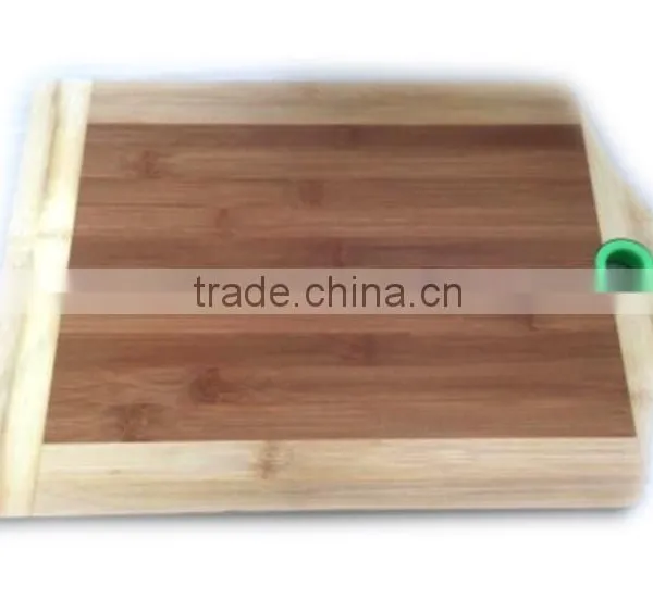 Bamboo Silicone Cutting Board With Rubber Hole Sets for Chopping Meats Quality Choice photo-2