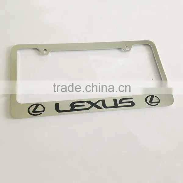 Manufacturer USA Style Zinc Alloy Metal Car License Plate Frame,car License Frame photo-2