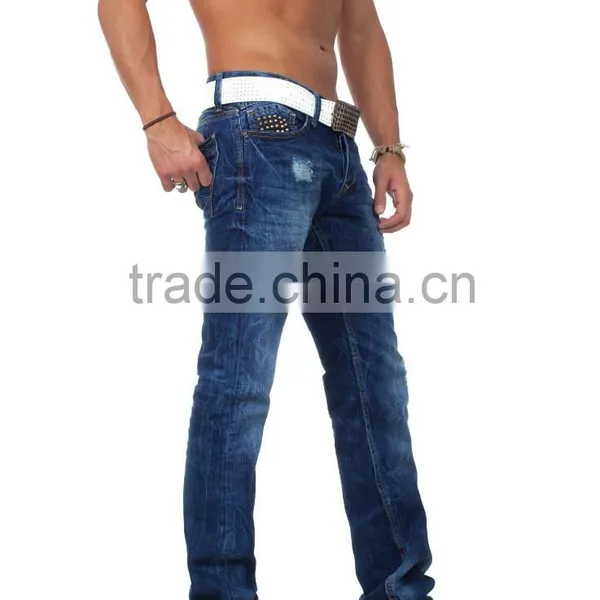 Style Cotton Good Quality Woven Men's Jean photo-5