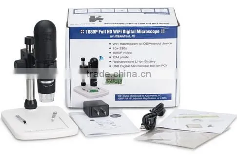 USB HD Portable 1080P Video Microscope 5M Wi-Fi Digital Microscope for Mobile Phone ISO/Android/PC Mustech Factory photo-3