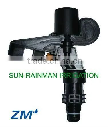 1/2" or 3/4"full Circle Agriculture Irrigation Plastic Impact Sprinklers For Banana