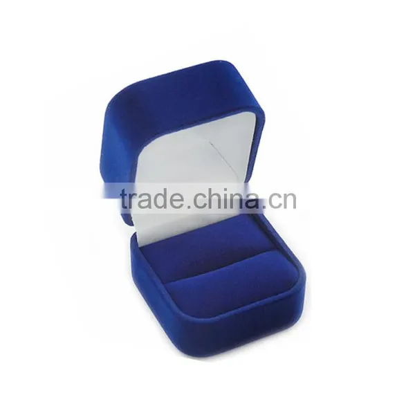 Best Selling High Quality Engagement Custom Velvet Style Ring Box photo-4